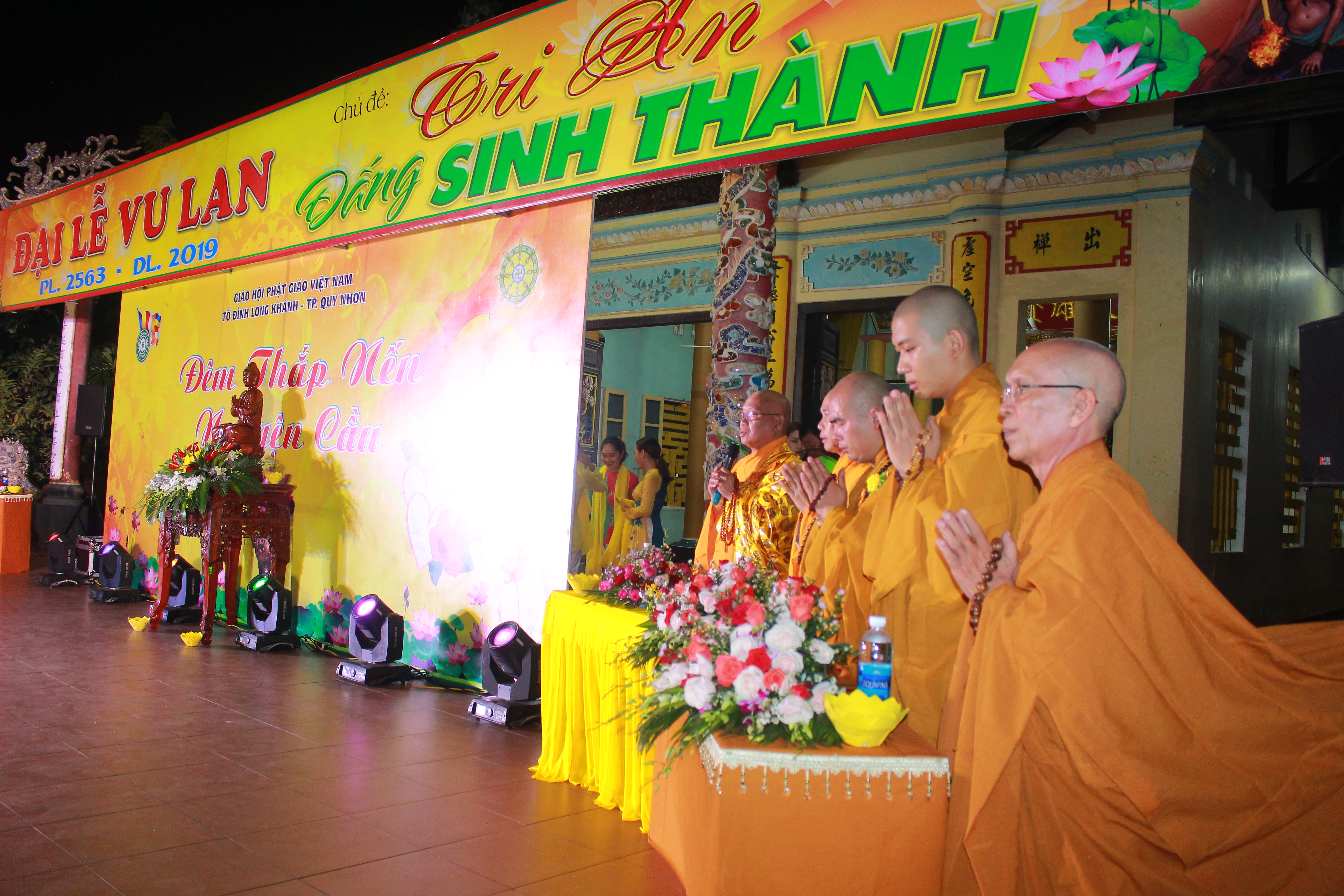 Tp. Quy Nhơn. Lễ Vu lan báo hiếu tại Tổ đình Long Khánh.